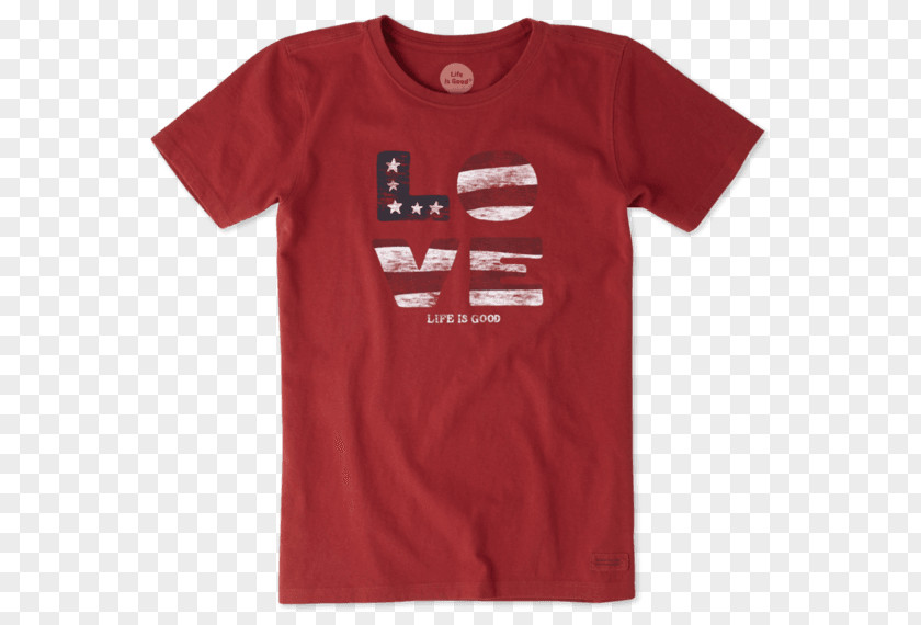 Love Flag T-shirt United States Men's National Soccer Team Clothing Sleeve PNG