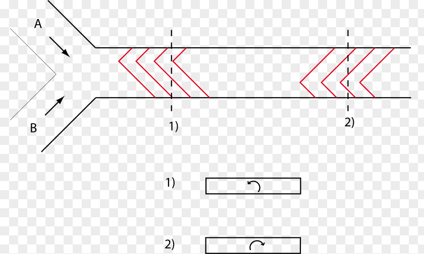 Staggered Circle Triangle Point Area PNG