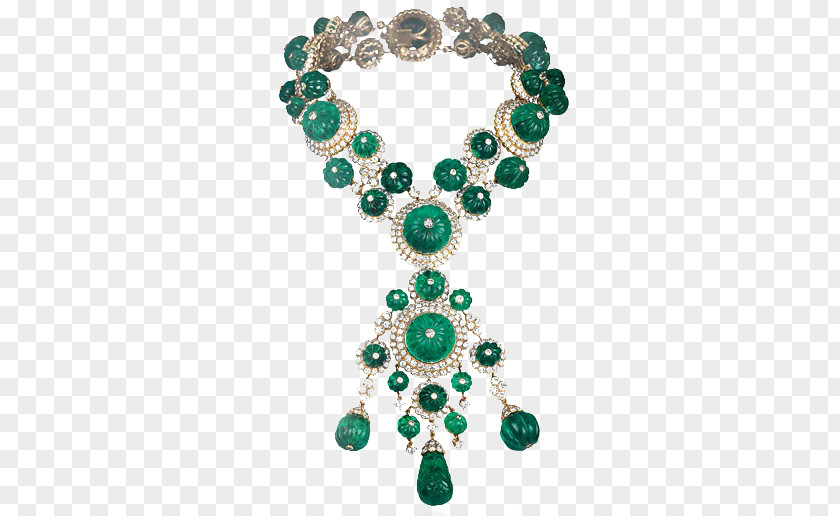 Emerald Necklace Set In Style: The Jewelry Of Van Cleef & Arpels Jewellery Diamond PNG
