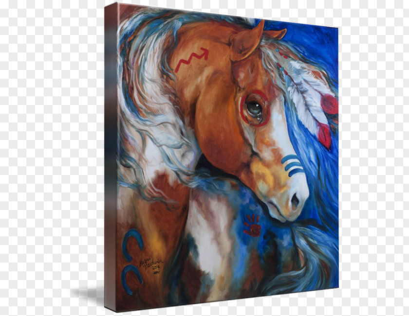 Painting Watercolor Horse Pony Gallery Wrap PNG