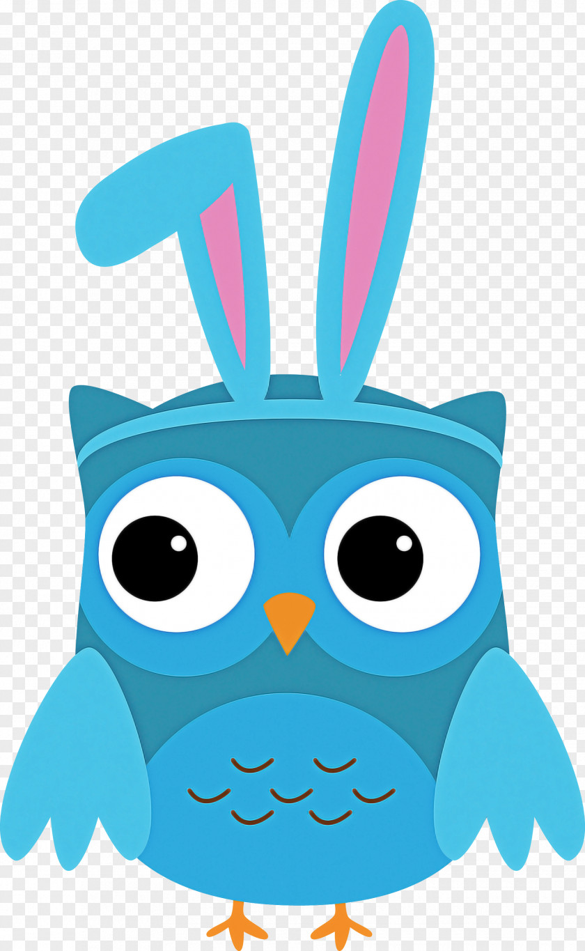 Teal Aqua Turquoise Owl Clip Art Cartoon PNG