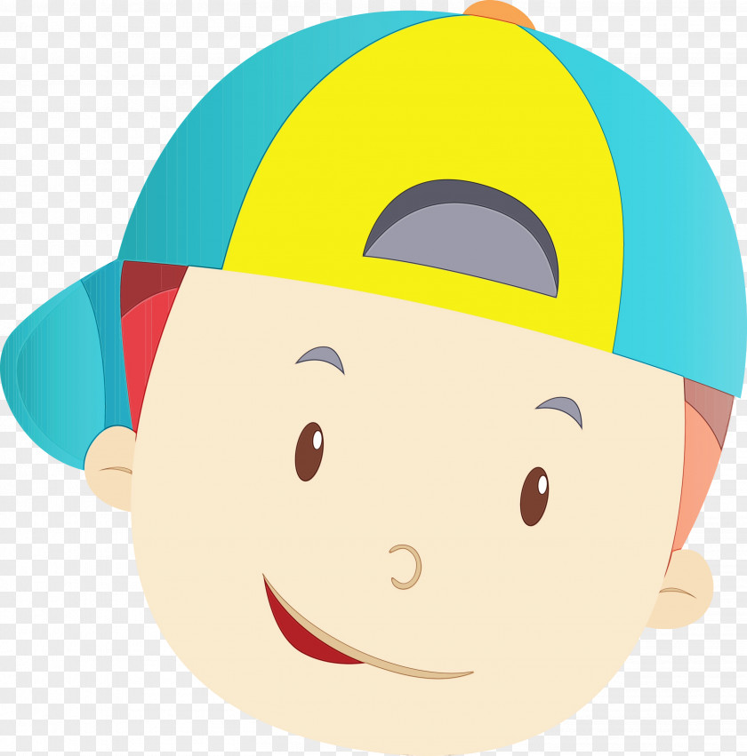 Smiley Character Green Headgear Forehead PNG