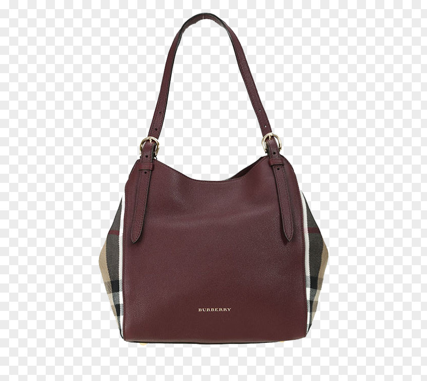 Burberry Handbags Hobo Bag Handbag Leather PNG
