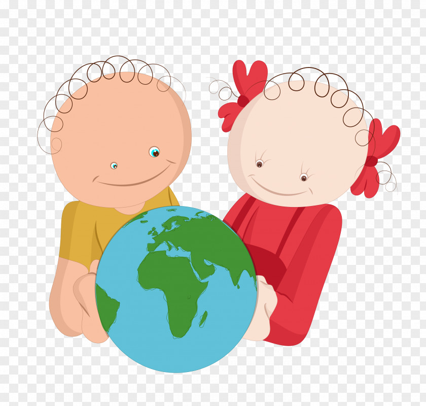 Children Play With Globe Map Projection World D3.js Geography PNG