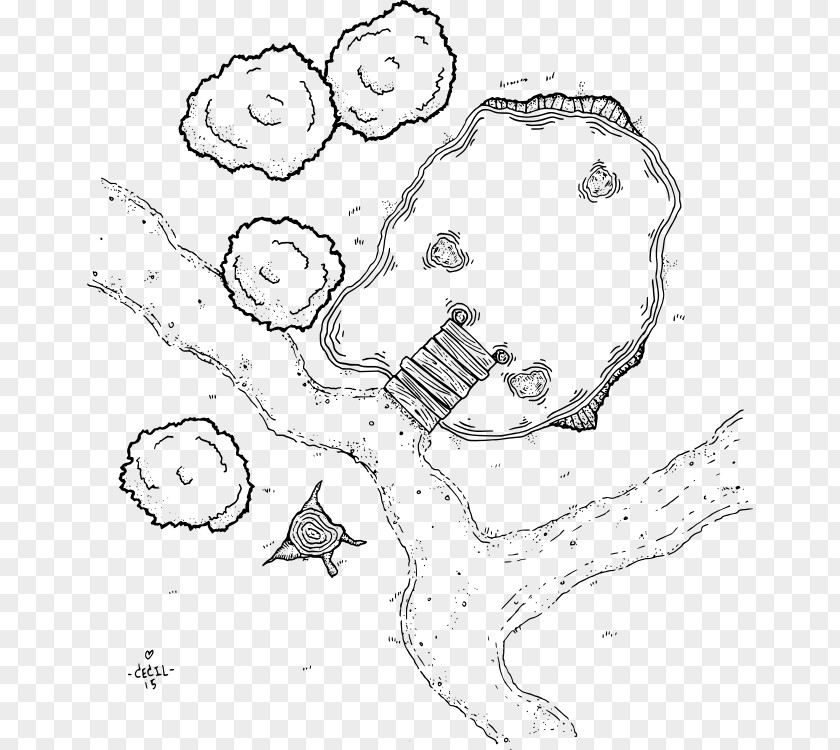 Map Fantasy Sketch PNG