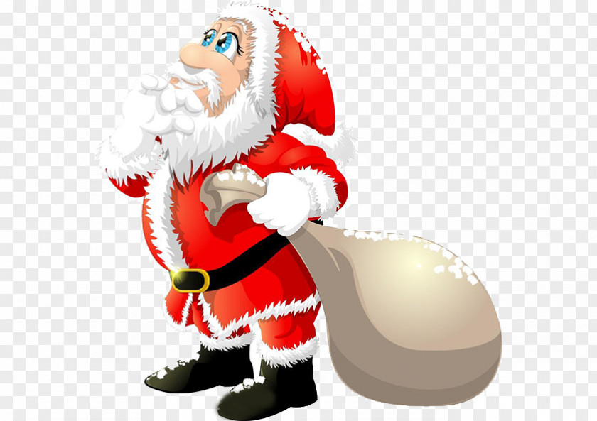 Santa Claus Christmas Clip Art PNG