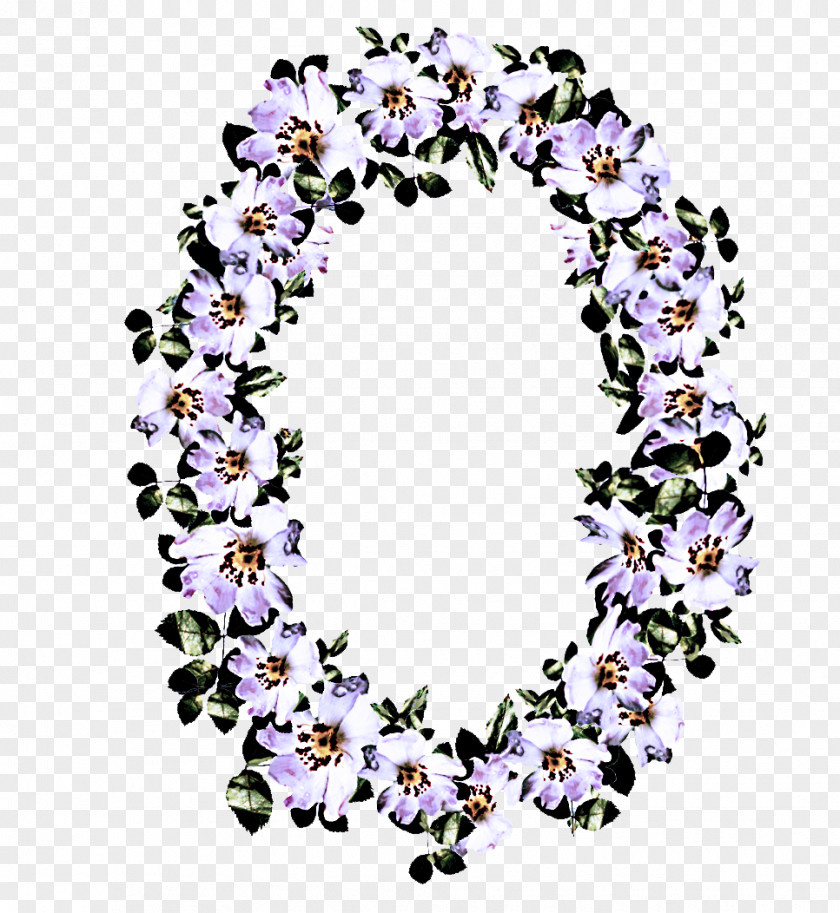 Oval Jewellery Lei Purple Flower Fashion Accessory Plant PNG
