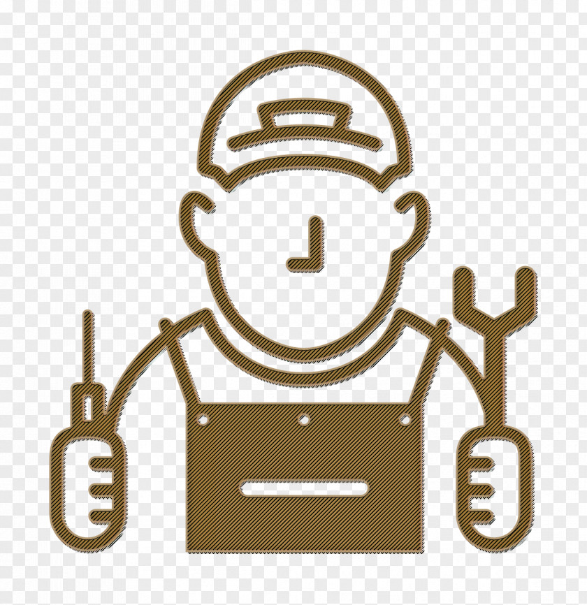 People Working Icon Mechanic With Cap PNG