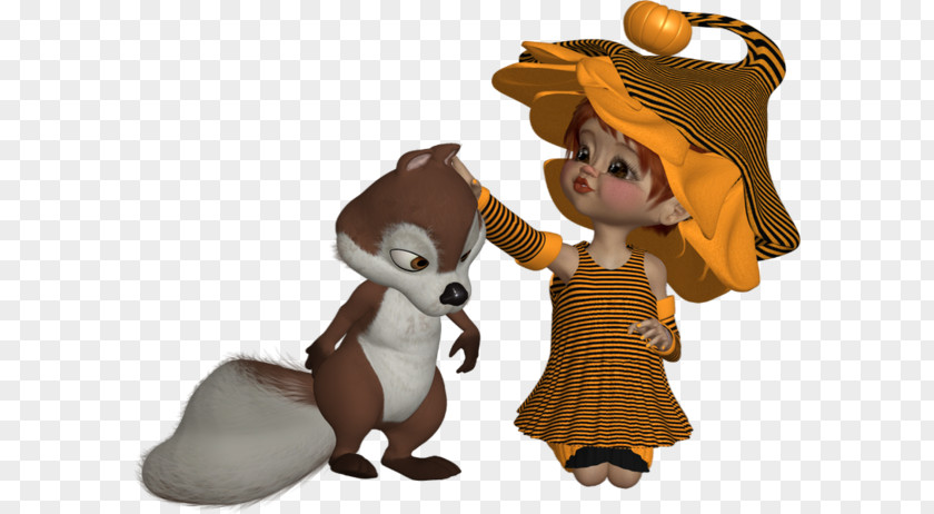 Squirrel Doll Halloween Biscuits PNG