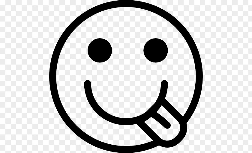 Tongue Out Emoticon Smiley Coloring Book PNG