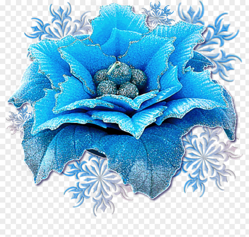 Flower Blue Web Browser PNG