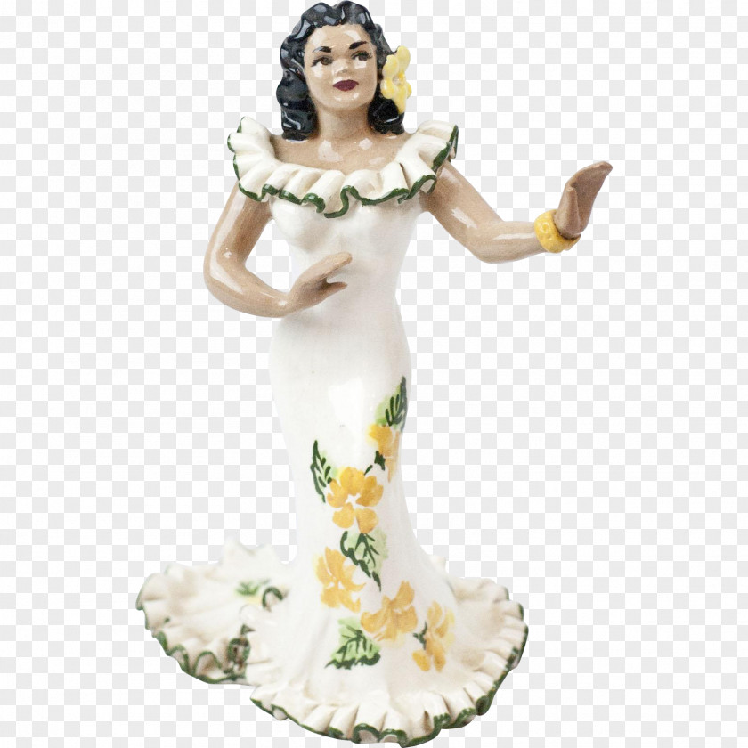 Honolulu Figurine Hula Ceramic Dance PNG