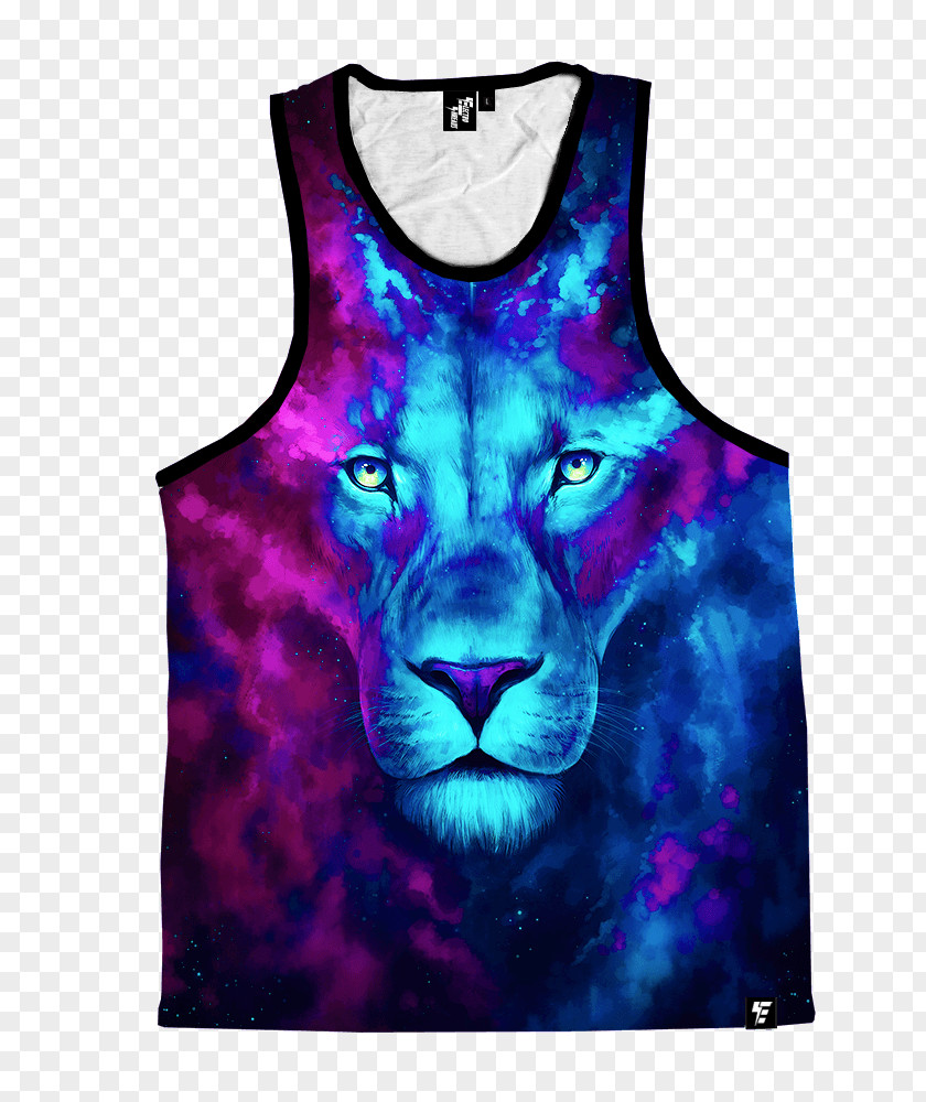Lion Art Cat Watercolor Painting Clothing PNG
