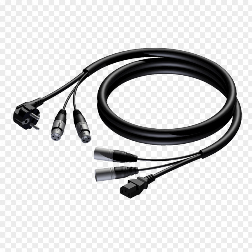 PowerCon XLR Connector Electrical Cable EtherCON PNG