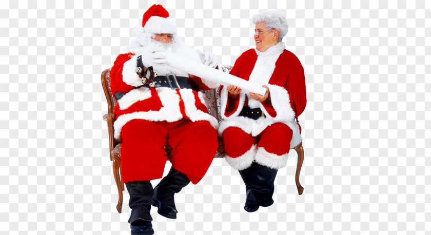 Santa Claus With Granny Christmas Ornament Gratis Clip Art PNG