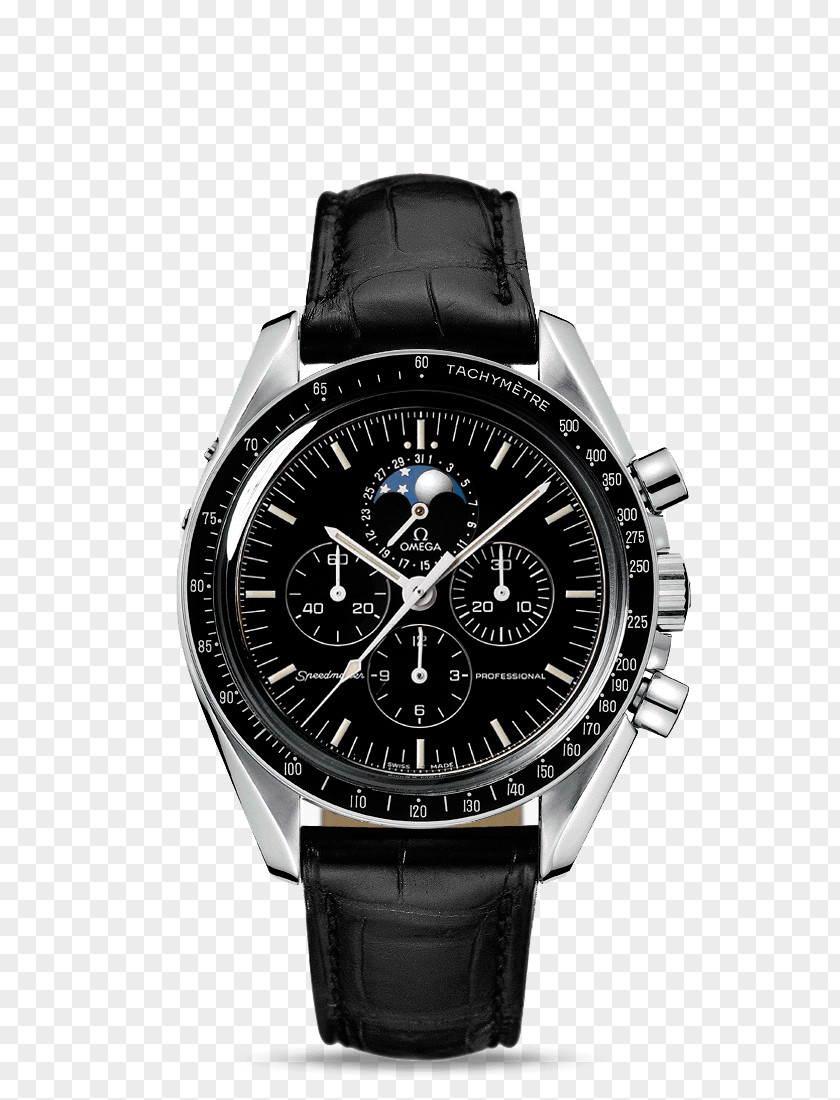 Watch OMEGA Speedmaster Moonwatch Co-Axial Chronograph Omega SA Clock PNG