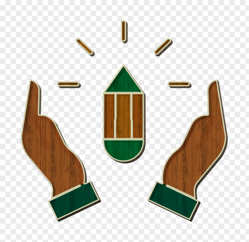 Creative Icon Student Hands PNG