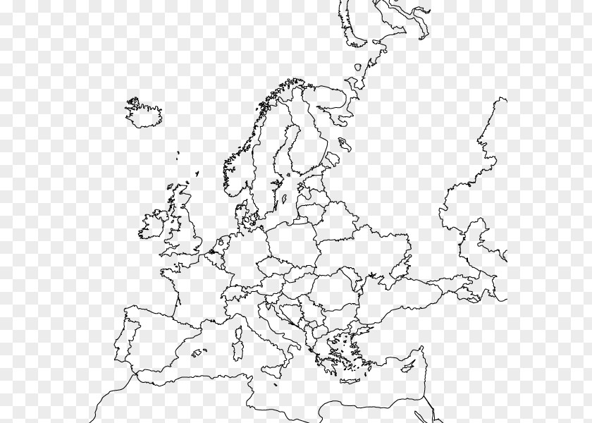 European Classical Europe Blank Map Globe World PNG