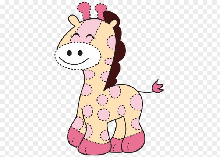 Pink Giraffe Cliparts Baby Giraffes Free Clip Art PNG