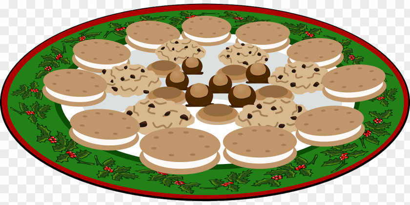 Tasty Treats Chocolate Chip Cookie Christmas Black And White Clip Art PNG