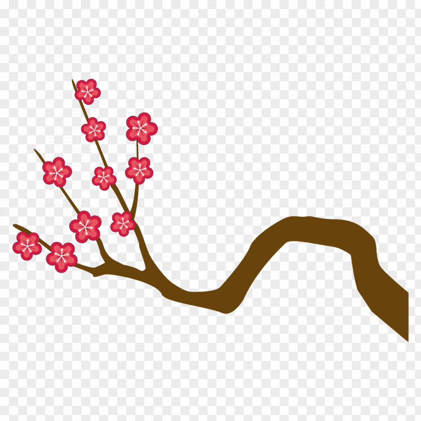 Twig Blossom Cherry PNG