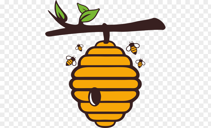 Bee Western Honey Beehive Royalty-free Euclidean Vector PNG