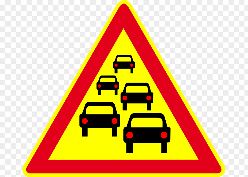 Car Road Signs Danger Sign In France Traffic Panneau De Signalisation Routière Temporaire En Code PNG