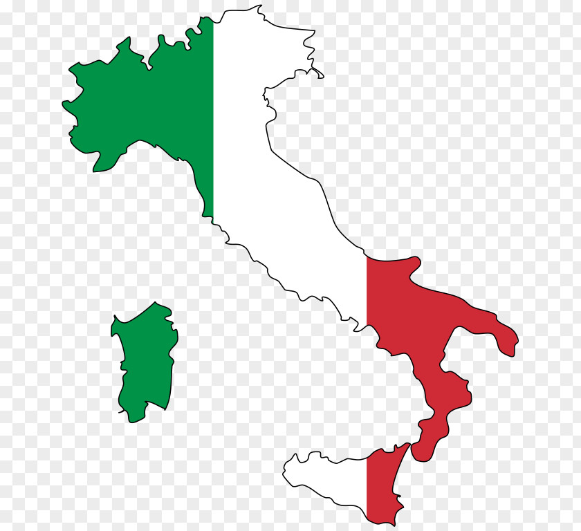 Italy Flag Of Map The United States PNG