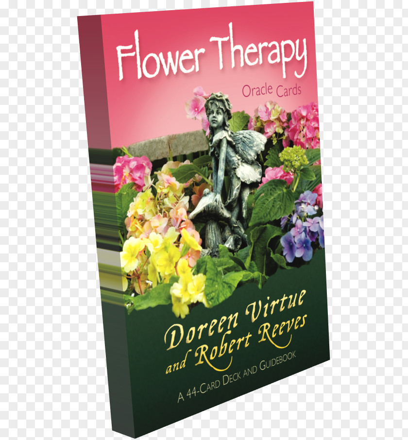 Book Flower Therapy: Welcome The Angels Of Nature Into Your Life Messages From Cards: Oracle Cards Virágterápia Healing With Fairies: PNG