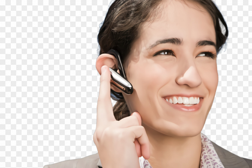 Forehead Call Centre Face Skin Ear Cheek Nose PNG