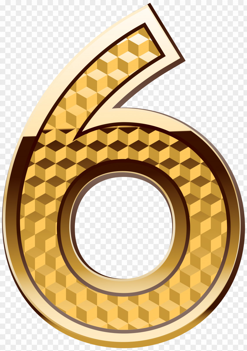 Gold Number One Digital Data Clip Art PNG