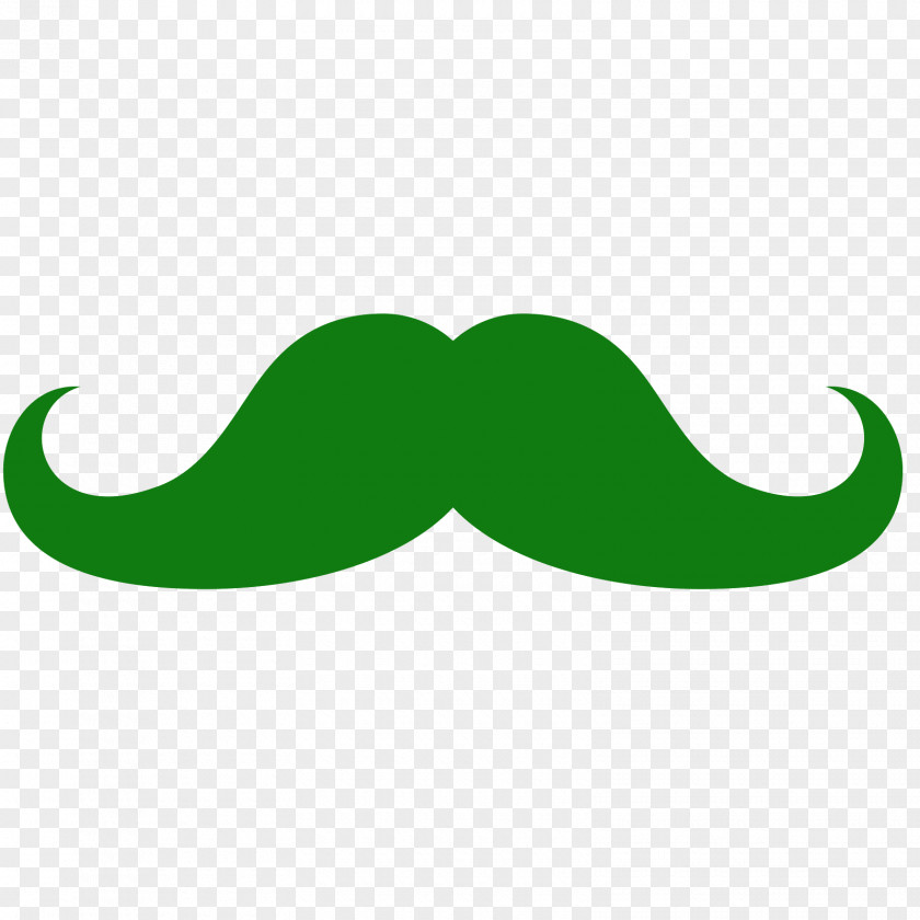 Mustache Sketch Green Line Clip Art PNG