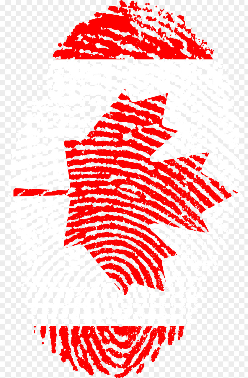 Canada Flag Of Fingerprint Canadian Values PNG