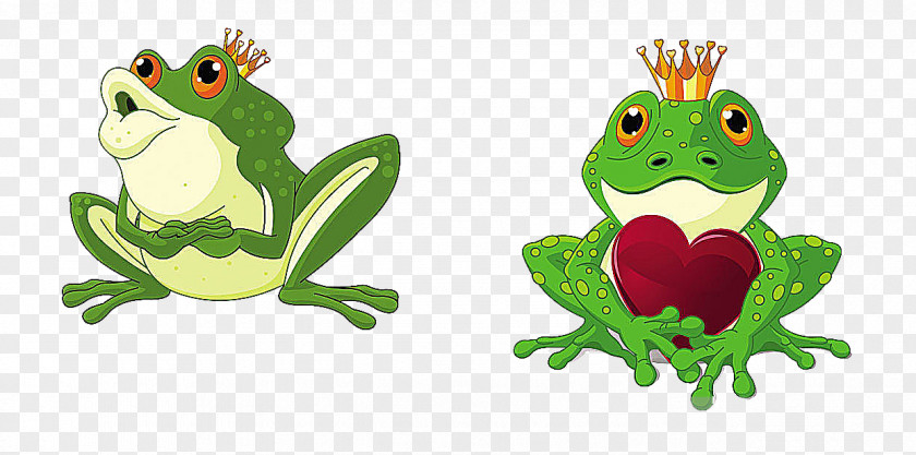 Cartoon Frog Couple The Prince Royalty-free Clip Art PNG