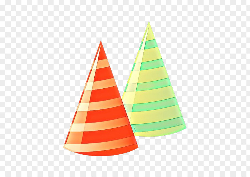 Triangle Party Supply Birthday Hat Cartoon PNG