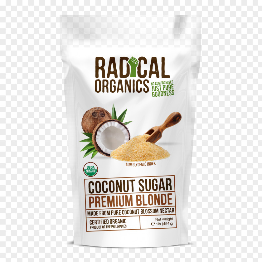 Coconut Sugar Organic Food Natural Foods Flavor PNG