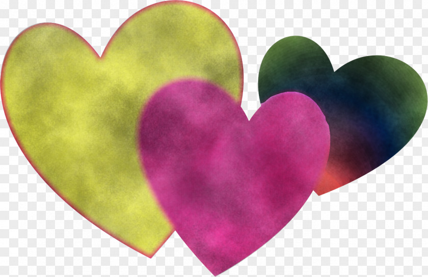 Heart Pink Love Petal PNG