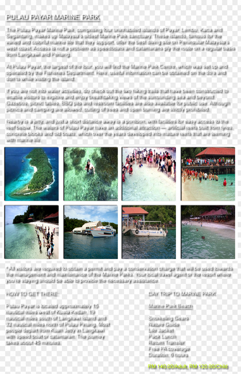 Park Payar Island Water Resources Newspaper Marine PNG