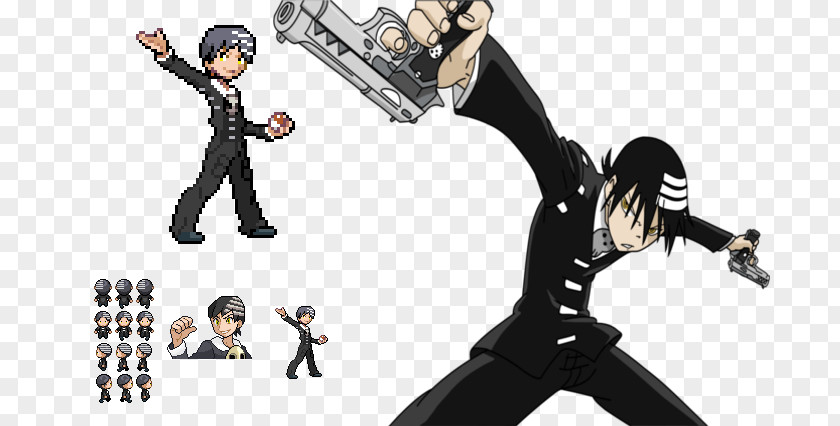 Sprite Death The Kid Soul Eater Evans Maka Albarn PNG