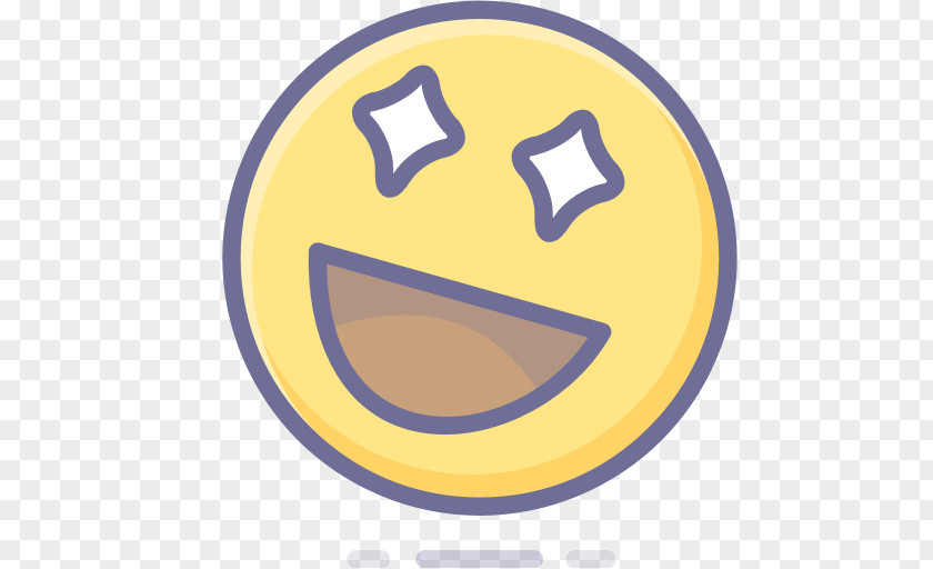 Superstruck Emoji Transparent Clipart. PNG