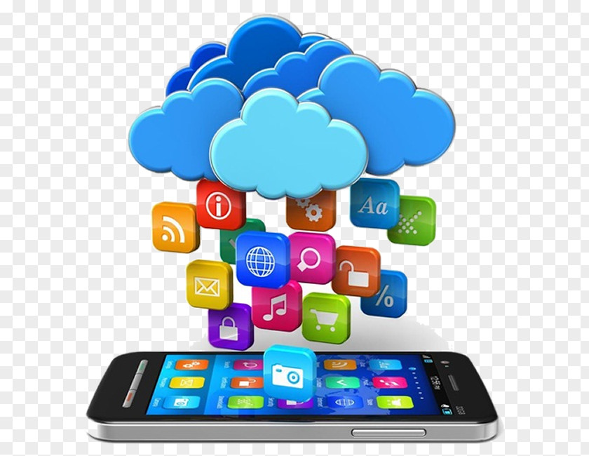 Cloud Computing Mobile Phones Backend As A Service PNG
