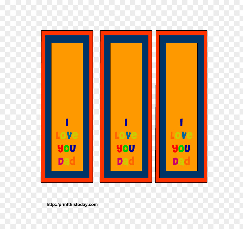 Father's Day Creative Bookmark National Grandparents PNG