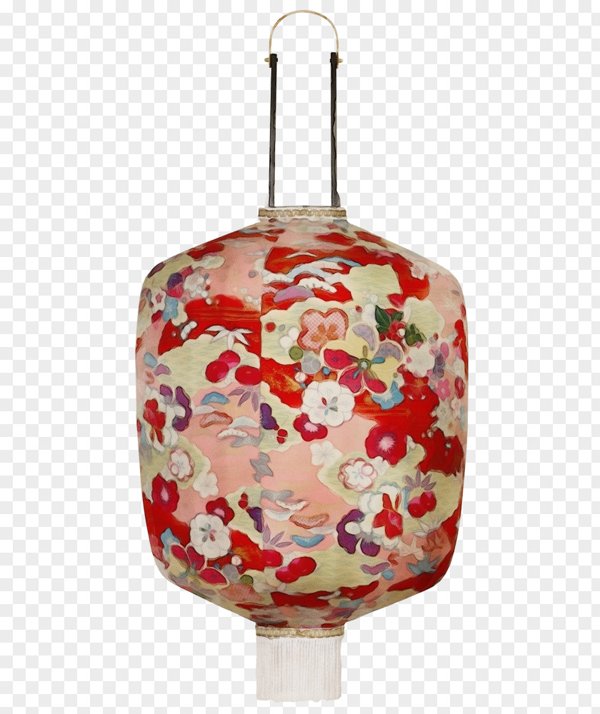 Glass Ceiling Red Lamp Lighting Lampshade Light Fixture PNG