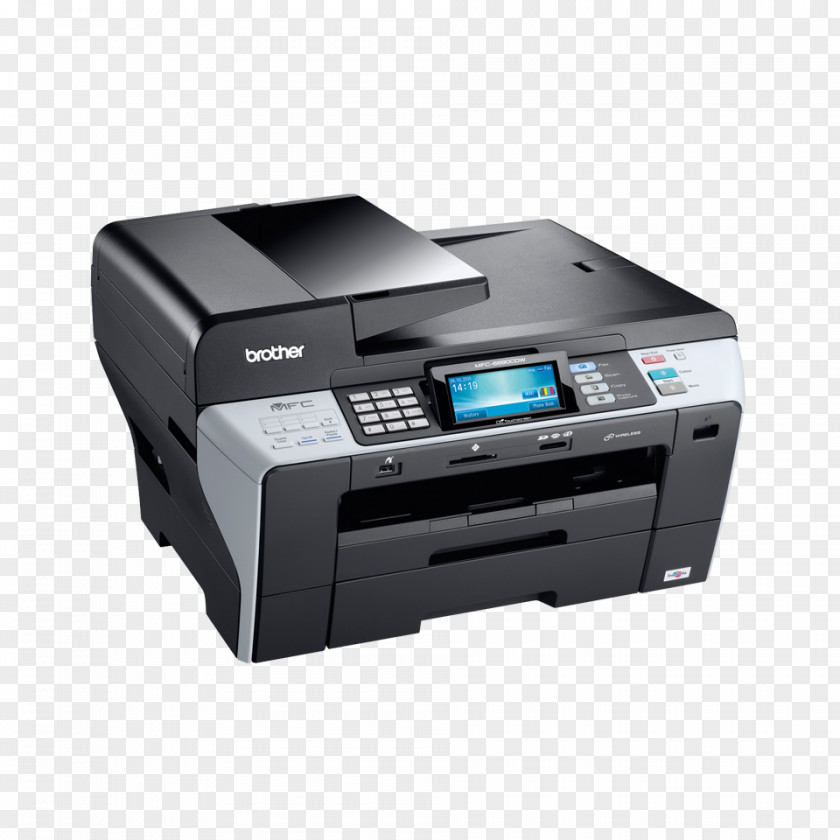 Green Inkjet Paper Multi-function Printer Brother Industries Printing PNG