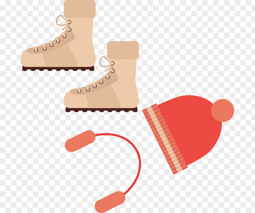 Winter Hat Warm Shoes Vector Material Clip Art PNG
