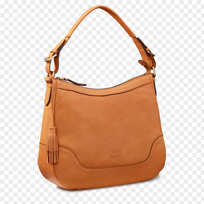 Bag Hobo Caramel Color Leather Brown Messenger Bags PNG