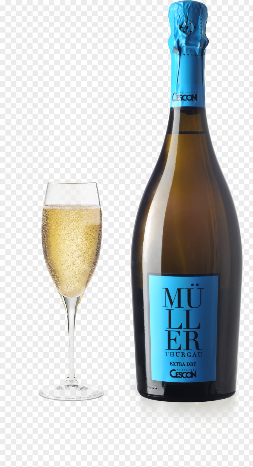 Champagne Müller-Thurgau Sparkling Wine Prosecco PNG