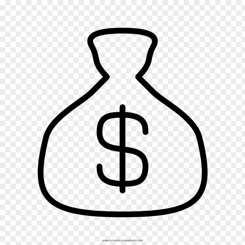 Ears Of Wheat Money Bag Drawing Saving Coloring Book PNG