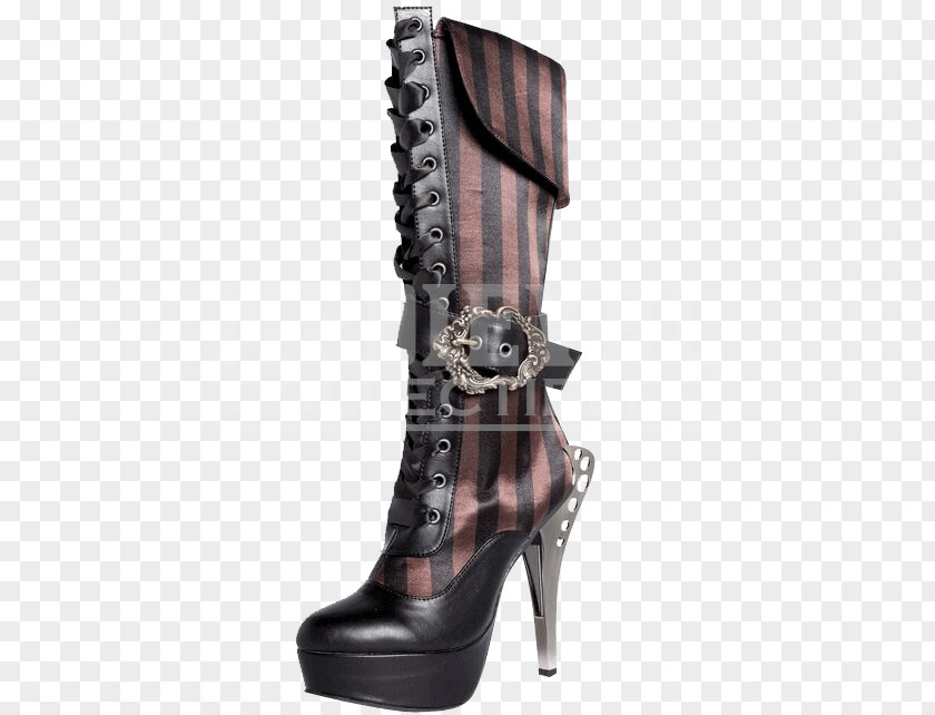 Boot High-heeled Shoe Steampunk Gothic Fashion PNG