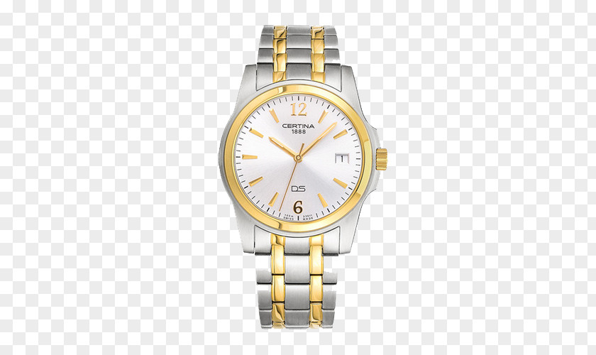 Certina Steel Quartz Watch Strap Kurth Frxe8res Clock Tissot PNG